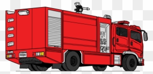 Fire Truck Icon - Mitsubishi White Fire Truck