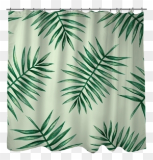 Watercolor Tropical Palm Leaves Seamless Pattern - Kaisercraft K Style Small Planner (oasis)