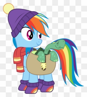 [mlp] Rainbow Dash Winter Outfit By Anonimowybrony - My Little Pony Rainbow Dash Winter