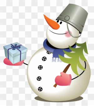 Album - Christmas Snow Man Vector