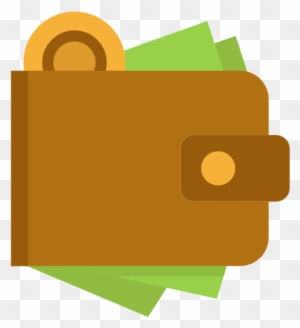 Wallet Budget Expense Management Icon - Wallet Flat Icon Png