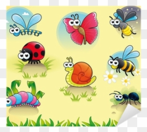 Funny Cartoon And Vector Isolated Characters - Snail