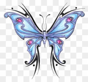 Butterfly Tattoo Designs Blue Png Pic 2 - Butterfly Tattoo Designs Png