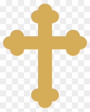 Gold Cross 2 Clipart Clip Art At Clker Com Vector Clip - Orthodox Cross Clip Art