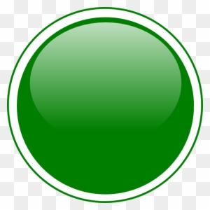 Green Round Button Png