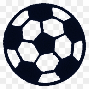 Outline - Navy - Soccer Ball With Crown