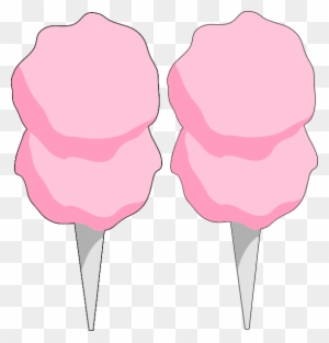 Cotton Candy Sweet Clip Art At Vector Clip Art Free - Candy Floss Vector Png