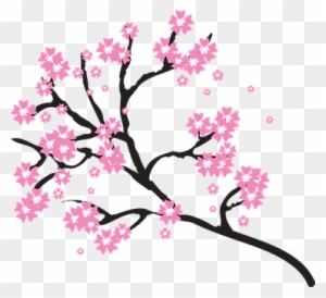 Blossoms Branch Cherry Floral Flowers Natu - Cherry Blossom Tree Clipart