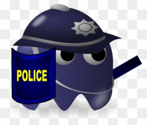 Funny Police Cliparts - Pacman Police