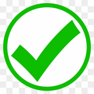 Green Check Mark In Circle Free Clip Art - Green Verified Check Mark