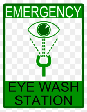 Free Warning Sign Free Emergency Eye Wash Station - Eye Wash Station Sign Free