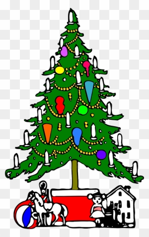 Decoration Christmas, Christmas Tree, X-mas, Xmas, - Black And White Christmas Tree