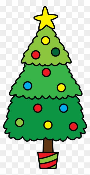 Next In The Line Of Christmas Items Is A Christmas - Christmas Tree Easy To Draw