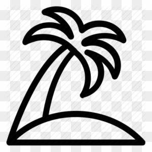 Arecaceae, Beach Tree, Coconut Tree, Palm, Palm Tree - Palm Tree Icon White