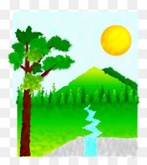 Sun Mountain Cliparts 6, Buy Clip Art - Natural Resources Clip Art