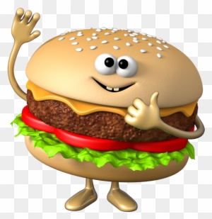 Hamburger Veggie Burger Fast Food Hot Dog Clip Art - Transparent Background Cute Hamburger Clipart