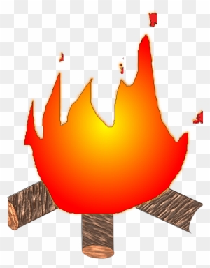 Cartoon Camp Fire - Campfire