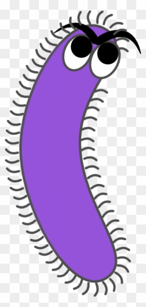 Modified Funny Bacteria Clip Art At Clker - Purple Bacteria Clipart