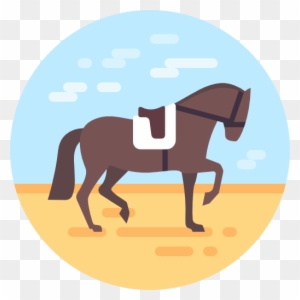 Equestrian - Horse Flat Icon