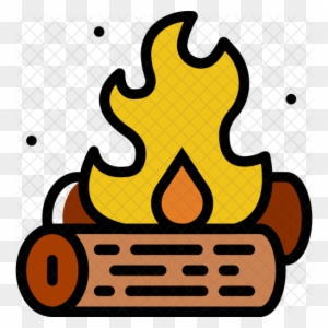 Campfire Icon - Illustration