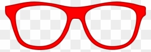 Red Glasses Frames Clipart