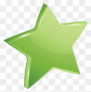 High Quality Affected Green Star Icon Transparent Background - Green Star Png