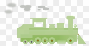 Locomotive Clipart Green Train - Train16 - Free Transparent PNG Clipart ...