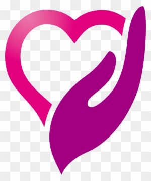 Health Care Home Care Service Logo All Caring Health - Heart And Hand Logo