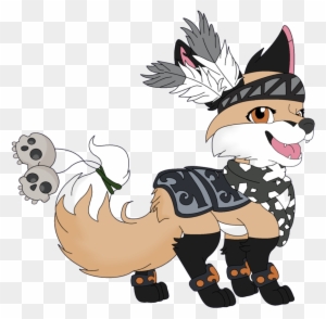 Fox By Fuzzyberryclaws1 - Animal Jam Fox Art