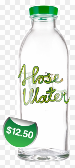Hose Classic Glass Water Bottle - Faucet Face - Hose Water Glass Bottle