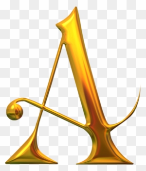 A - Flower Illuminated Letters