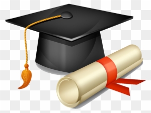 Square Academic Cap Graduation Ceremony Hat Clip Art - Graduation Cap And Diploma Png