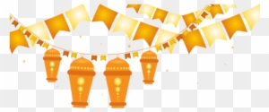 Islamic Style Chandelier Border, Png Lamp, Ramadan - Ramadan Lantern Png