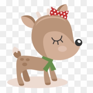 Reindeer Svg Cutting Files Christmas Svg Cut Files - Cute Reindeer Png