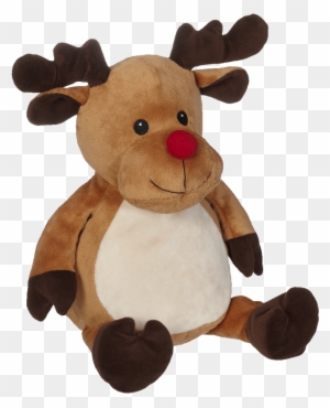 Reindeer Eb - Embroidery Buddy Stuffed Animal - Randy Reindeer 16"