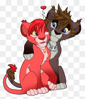 Sora Kairi By Nightrizer - Lion Cub Sora X Simba