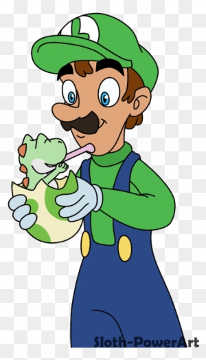 Mama Luigi By Sloth - Luigi - Free Transparent PNG Clipart Images Download