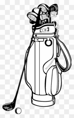 Golf Club Bag Clip Art - Golf