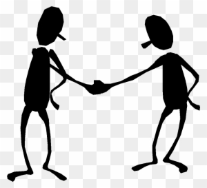 If You Enjoy Organized Golf That Includes Tournaments - Clip Art People Shaking Hands