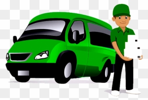 Man And A Van Hampshire - Delivery Car Logo