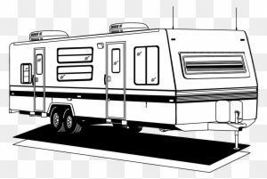 Camper Clipart Travel Trailer - Travel Trailer Clip Art