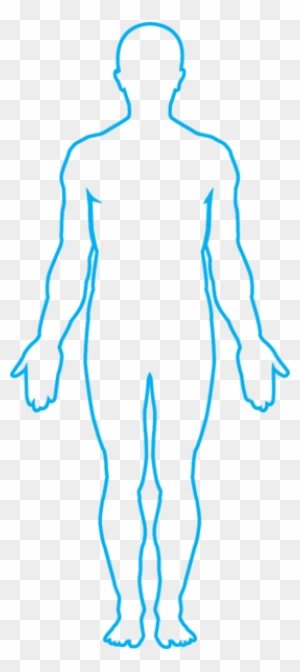 Moving Forward, More Than 95% Of The Survey Respondents - Male Body Outline Template