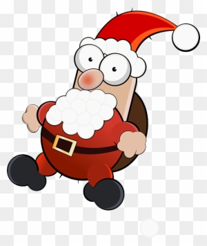 Costume Santa Claus, Funny, X-mas, Christmas, People, - Santa Claus Cartoon Png