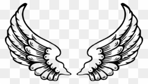 Angel Wings Open White Feathers Peace Safe - Angel Wings And Halo Png Angel Wings Open White Feathers Peace Safe - Angel Wings And Halo Png