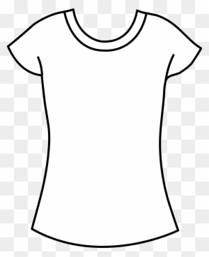 Blank T Shirt Drawing At Getdrawings - Women's T Shirt Template - Free ...
