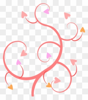 Floral Design Clipart 11, Buy Clip Art - Swirl Hearts Png