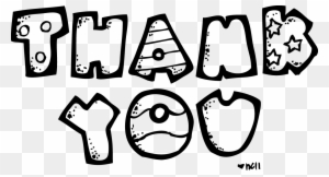 Thank You Clipart Black And White Transparent Png Clipart Images Free Download Clipartmax