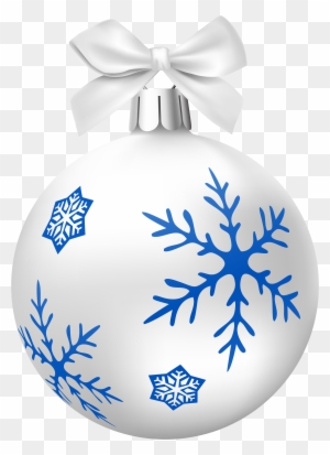 White Christmas Balls Png Clip Art - Christmas Ornament