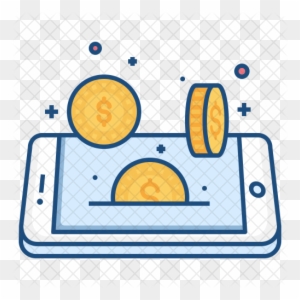 Mobile, Concept, Coin, Dollar, Currency, Money, Finance - Money Mobile Icon