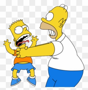Psd Homero & Bart Simpson - Homer Simpson And Bart
